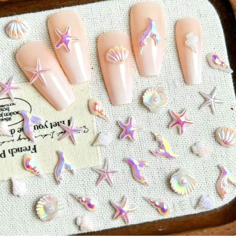 30 Piezas de Adornos de Uñas c - Resin Art Beach Theme reseña y precio