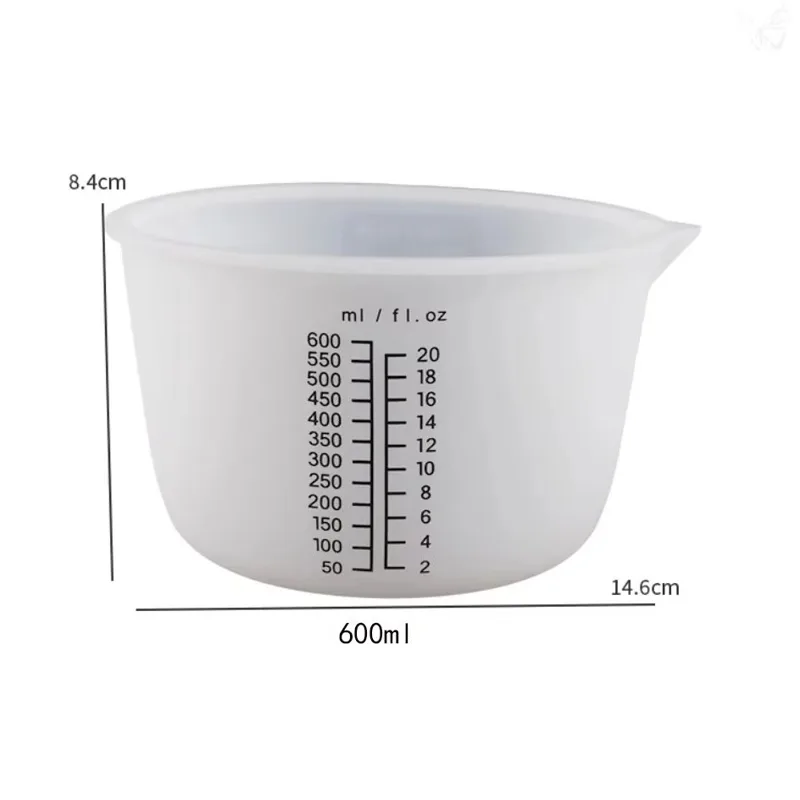 Taza Medidora de Silicona de 1 - Resin Art Equipment reseña y precio