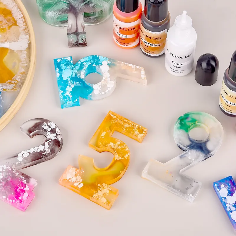 1 Juego de pigmento de resina  - Resin Art Alcohol Ink reseña y precio