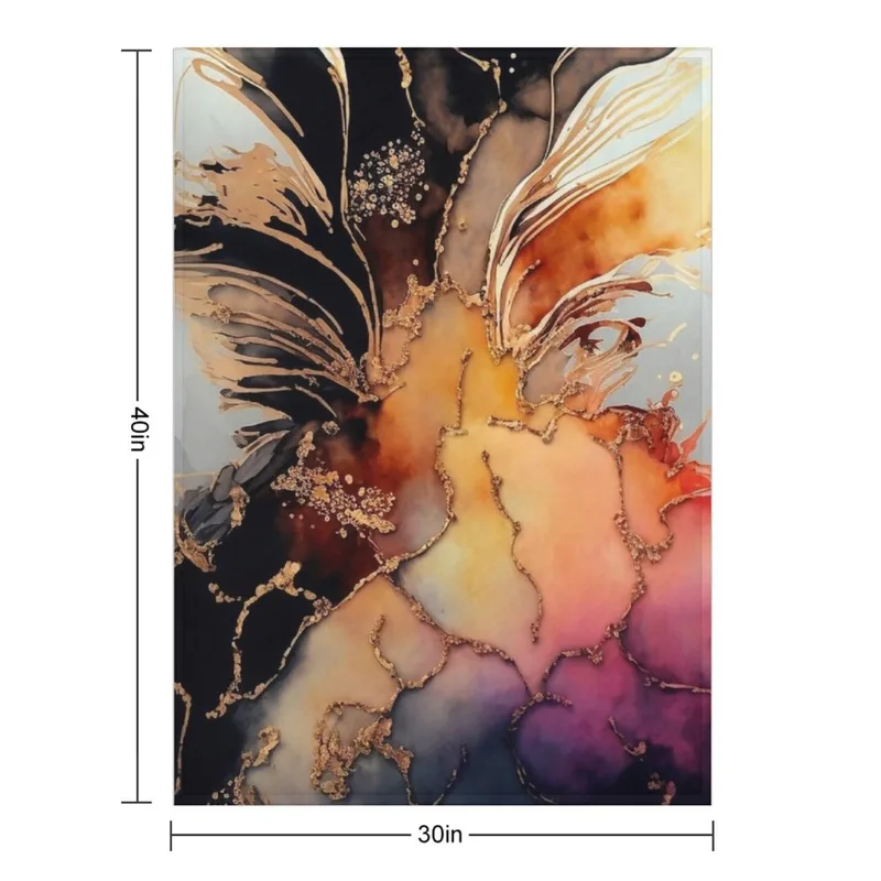 Sweet Pineapple - Manta decora - Resin Art Alcohol Ink reseña y precio