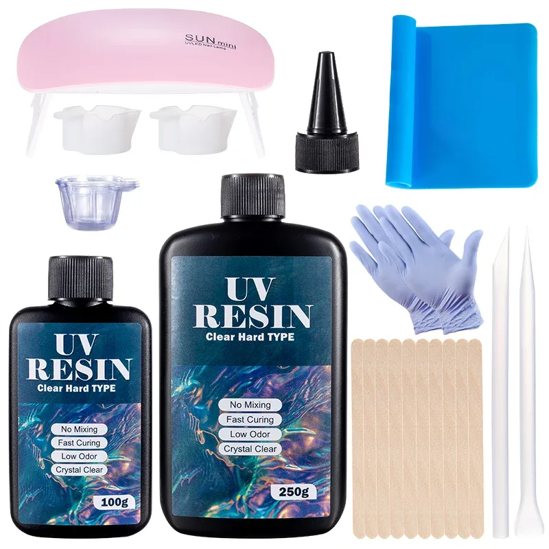 Kit de pegamento de resina UV  - Resin Art And Jewelry reseña y precio