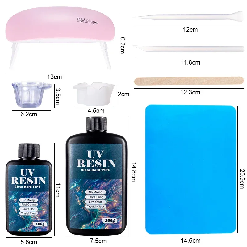 Kit de pegamento de resina UV  - Resin Art And Jewelry reseña y precio