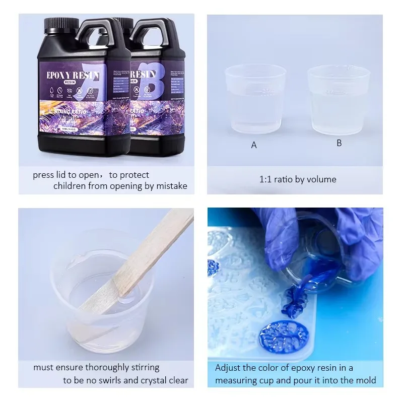 Kit de resina Epoxy 1:1 Easy M - Resin Color Paste reseña y precio
