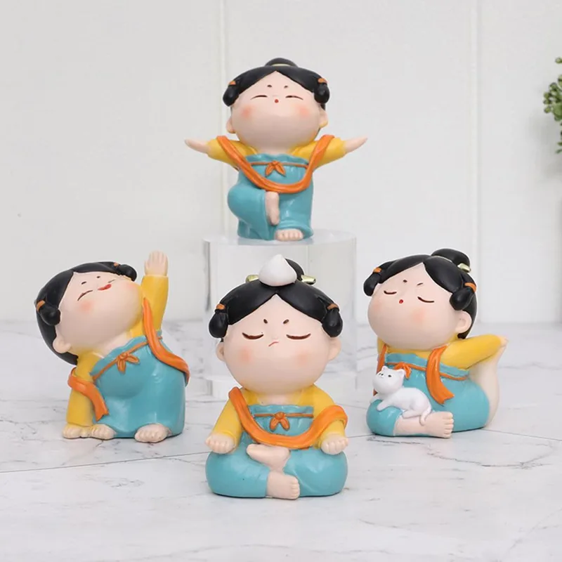 Estatua de Yoga de Dama China  - Resin Art Studio reseña y precio