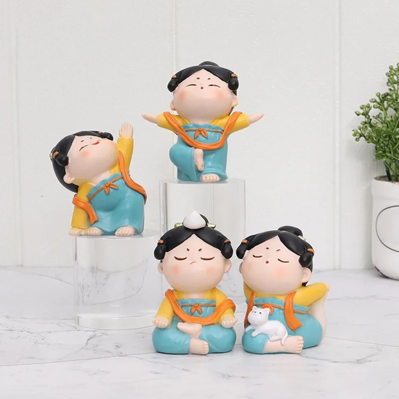 Estatua de Yoga de Dama China  - Resin Art Studio reseña y precio