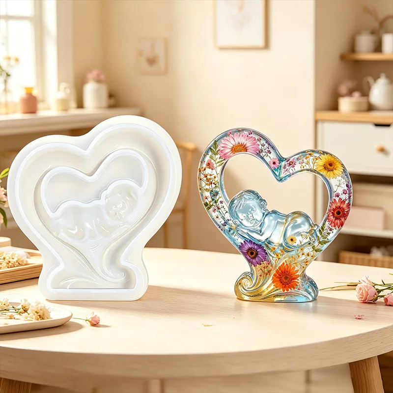 Molde de silicona S0309 DIY pa - Resin Art Heart reseña y precio