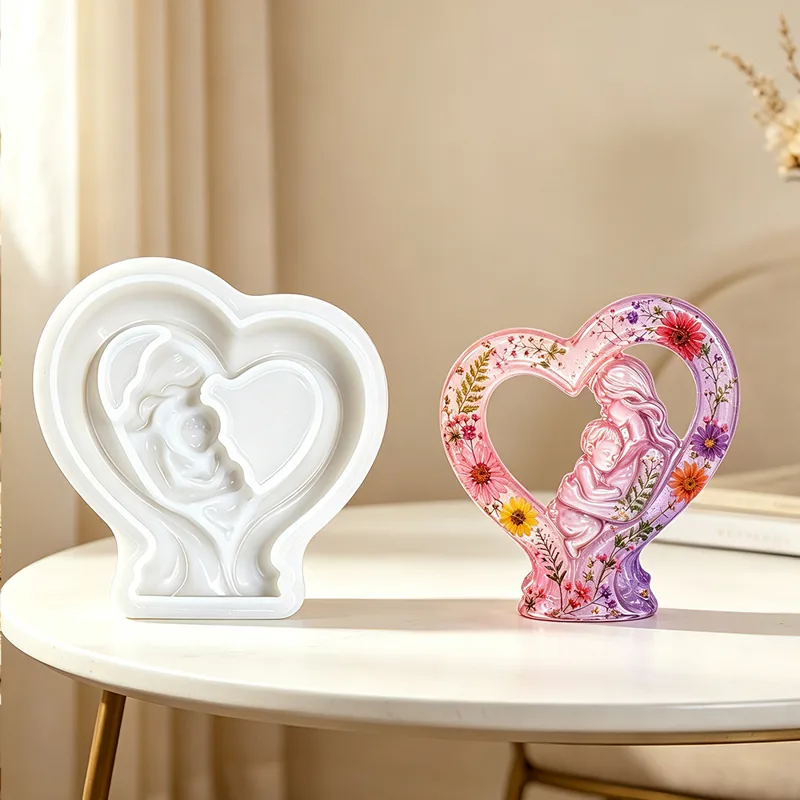 Molde de silicona S0309 DIY pa - Resin Art Heart reseña y precio