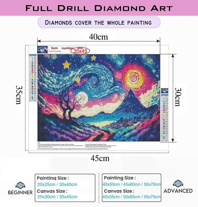 Kits de arte de diamante 5D DI - Resin Art Studio reseña y precio