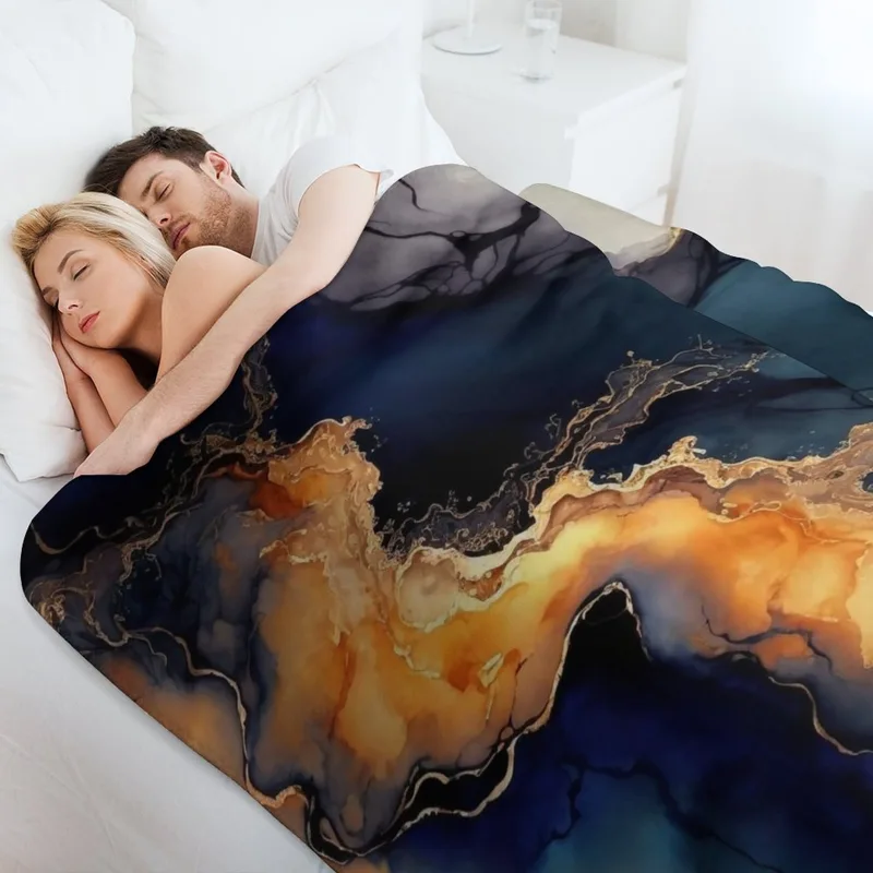 Ondas Volcánicas - Manta Decor - Resin Art Alcohol Ink reseña y precio