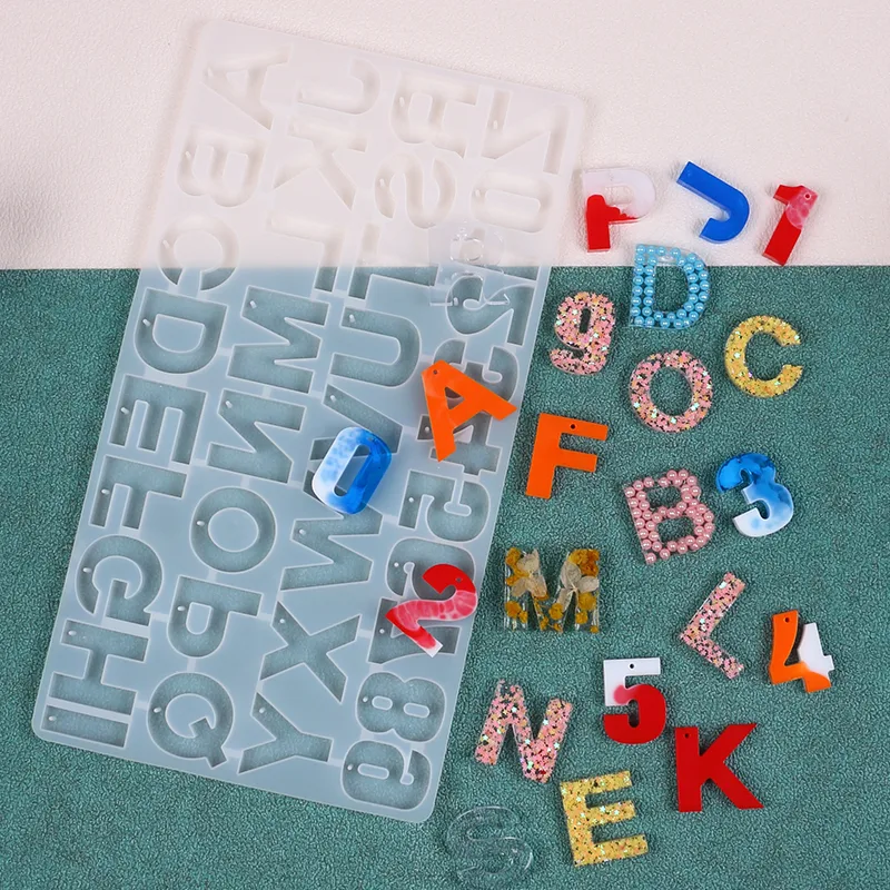 Llavero con número de letra, m - Resin Color Paste reseña y precio