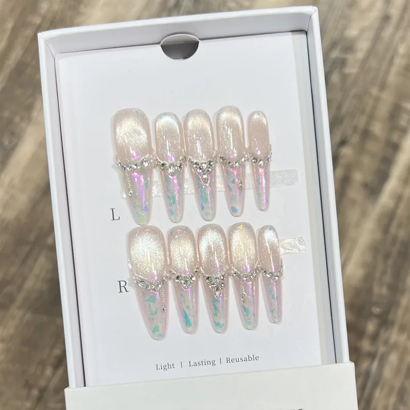 Presione en las uñas 10 Uds. M - Resin Art And Deco reseña y precio