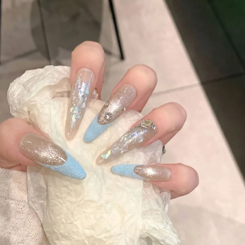 Presione en las uñas 10 Uds. M - Resin Art And Deco reseña y precio