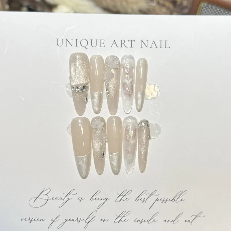 Presione en las uñas 10 Uds. M - Resin Art And Deco reseña y precio