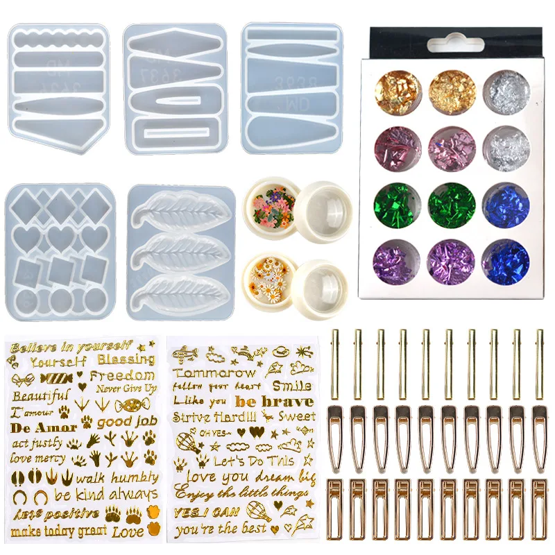 Clip de pelo de resina epoxi D - Resin Art Stone reseña y precio