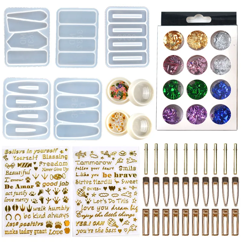 Clip de pelo de resina epoxi D - Resin Art Stone reseña y precio