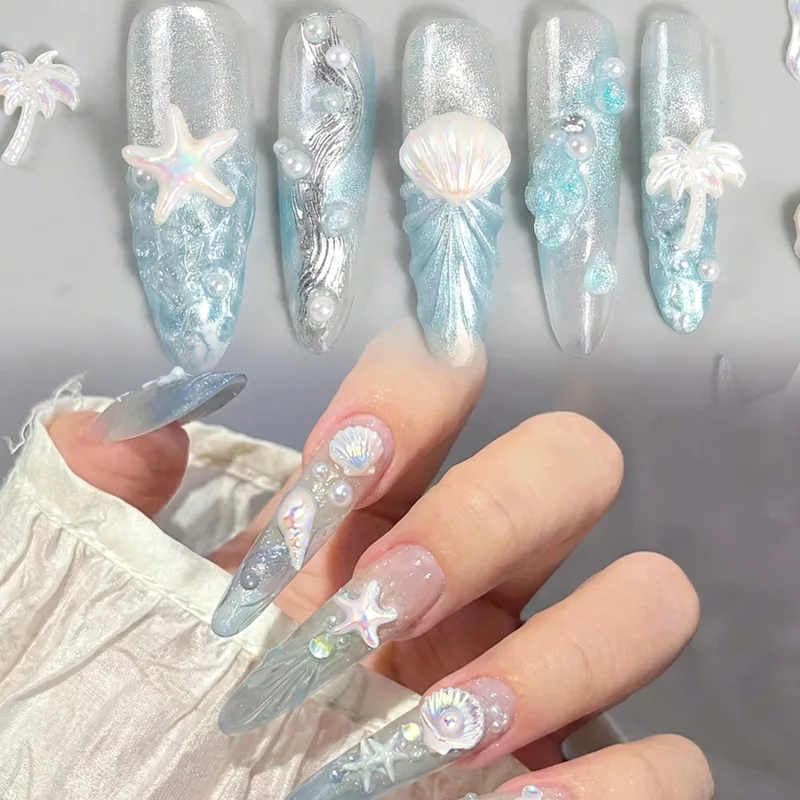 SANANIE 12 Rejillas de Adornos - Resin Art Beach Theme reseña y precio
