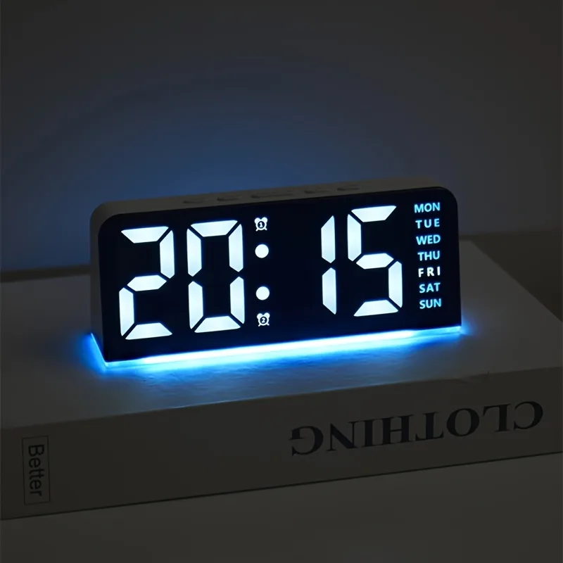 Reloj despertador LED Digital, - Resin Art Watch reseña y precio