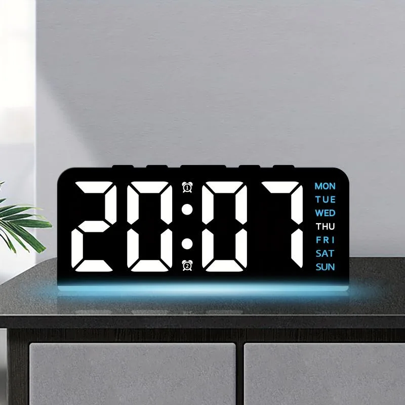 Reloj despertador LED Digital, - Resin Art Watch reseña y precio