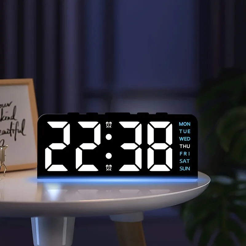 Reloj despertador LED Digital, - Resin Art Watch reseña y precio