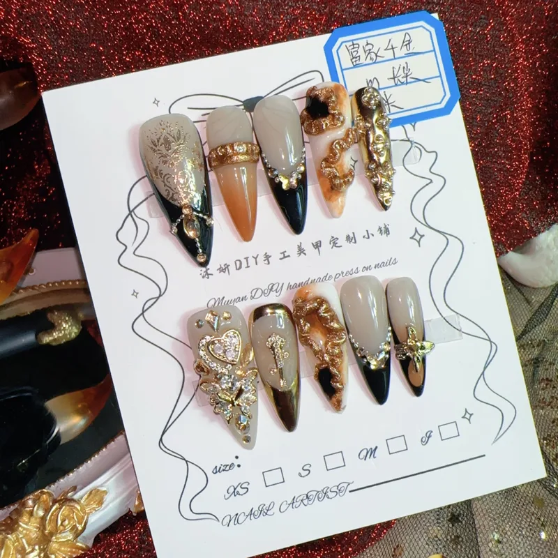 Juego de uñas Rich Lady de luj - Resin Art Accessories reseña y precio