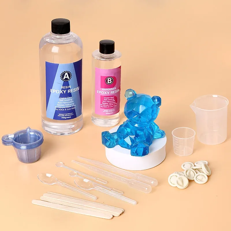 Kit de resina epoxi transparen - Resin Art Stone reseña y precio