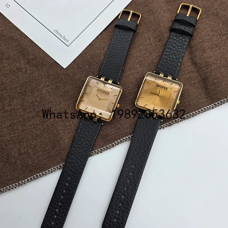 Reloj de Cuarzo Cuadrado X-14  - Resin Art Watch reseña y precio