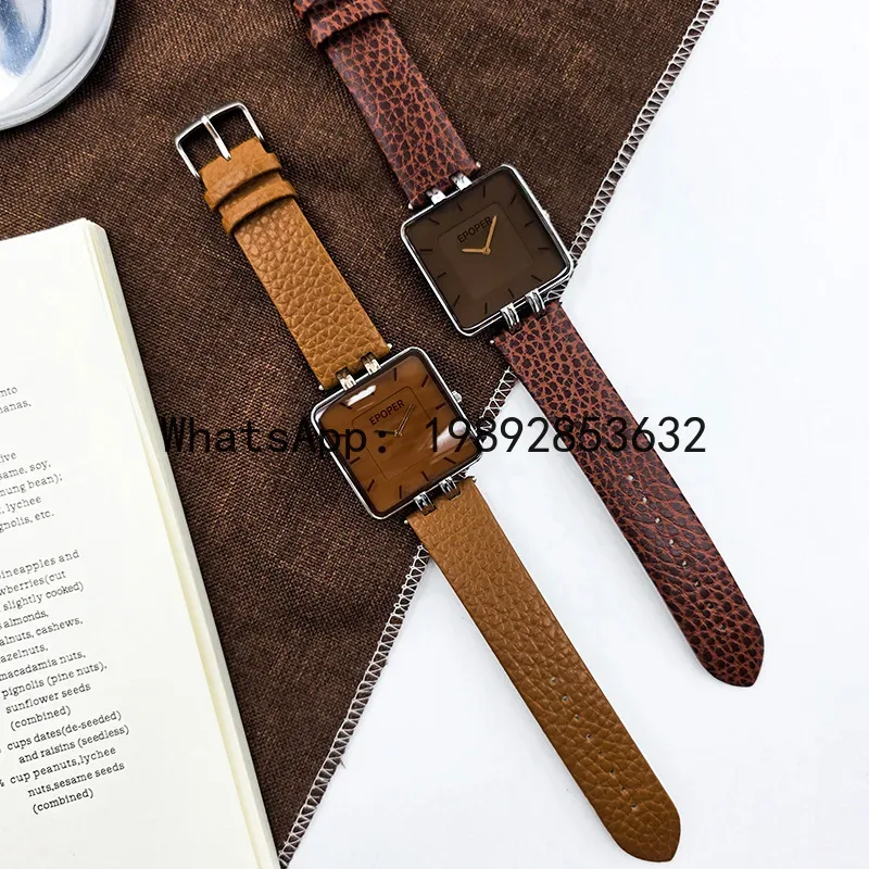 Reloj de Cuarzo Cuadrado X-14  - Resin Art Watch reseña y precio