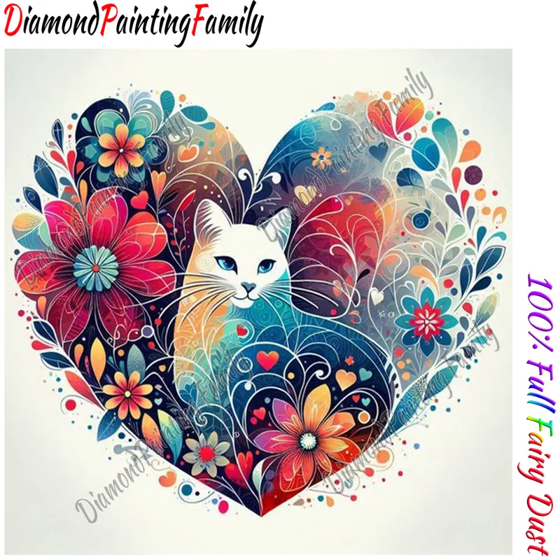 Pintura de diamante familiar,  - Resin Art Heart reseña y precio