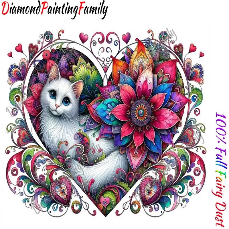 Pintura de diamante familiar,  - Resin Art Heart reseña y precio