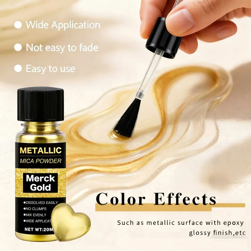 Polvo de Mica Metálico, Botell - Resin Color Paste reseña y precio