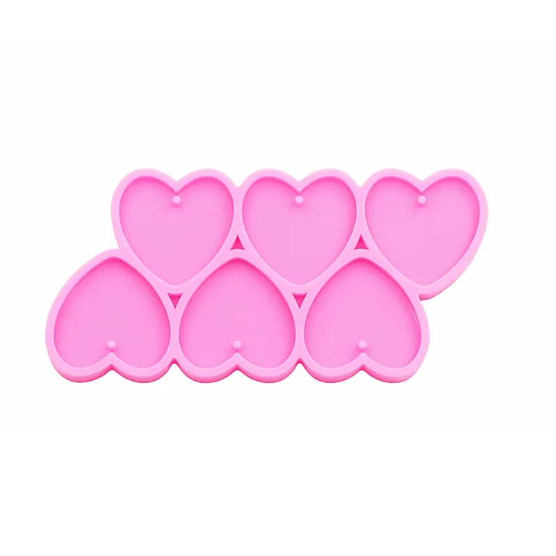 GJ-226 forma de corazón brilla - Resin Art Heart reseña y precio