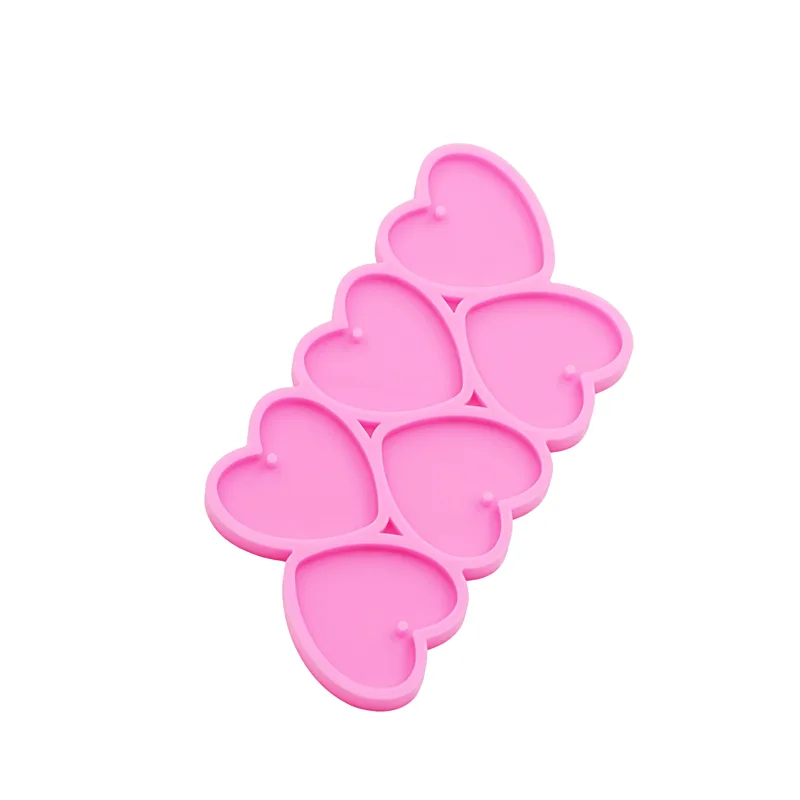 GJ-226 forma de corazón brilla - Resin Art Heart reseña y precio