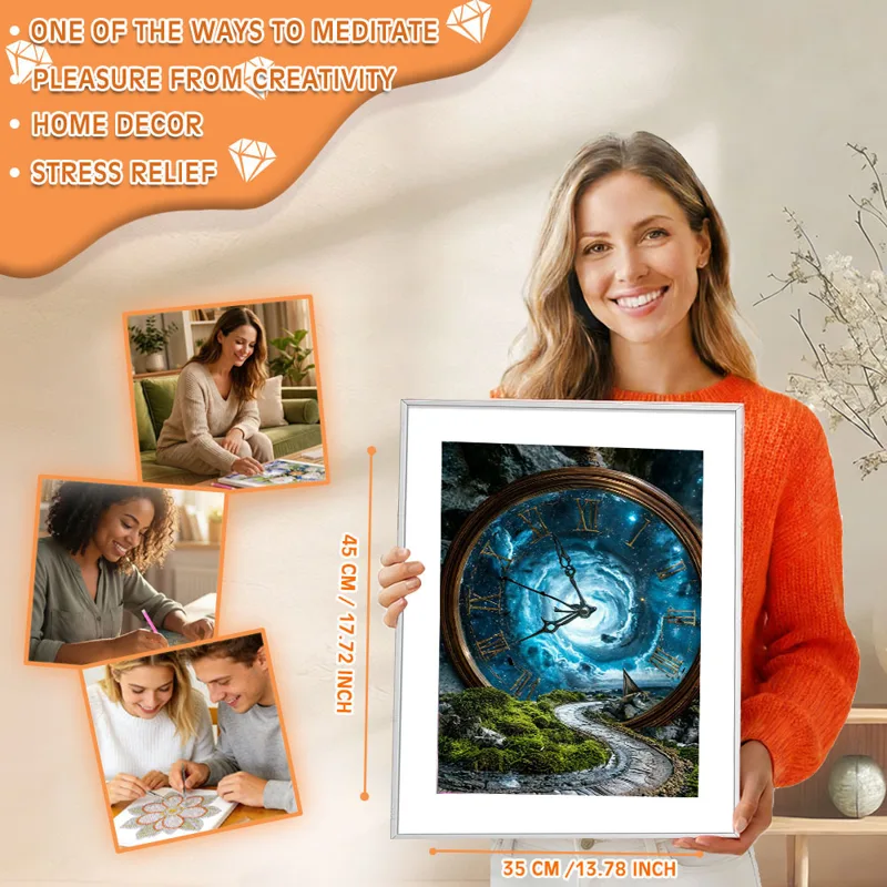 Huacan - Reloj de Bolsillo con - Resin Art Watch reseña y precio