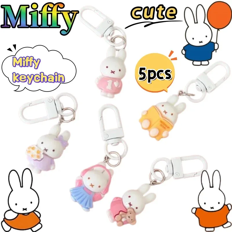 Lote de 5 llaveros Miffy, crea - Resin Art Heart reseña y precio