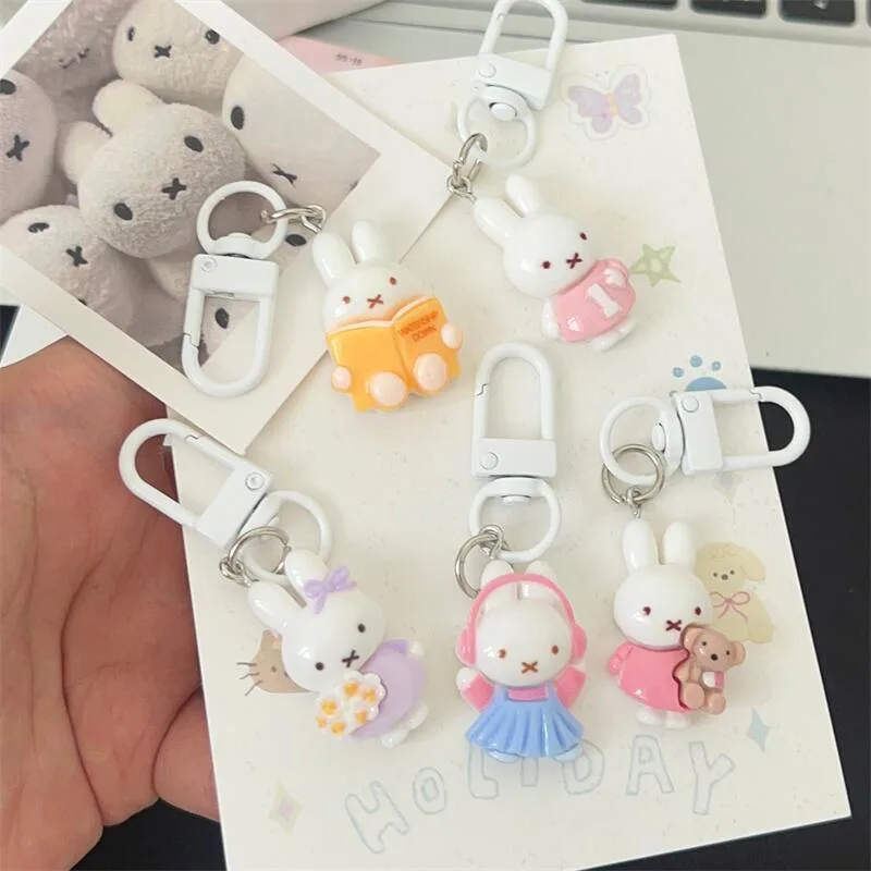 Lote de 5 llaveros Miffy, crea - Resin Art Heart reseña y precio