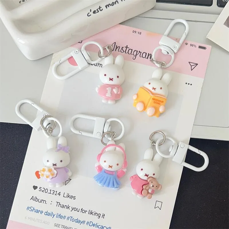 Lote de 5 llaveros Miffy, crea - Resin Art Heart reseña y precio