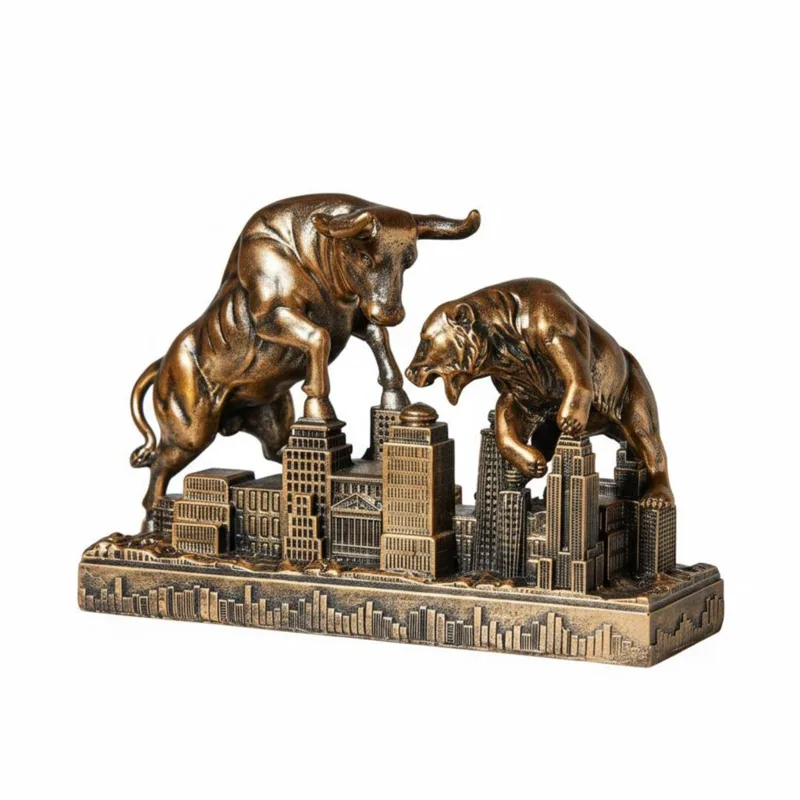 Estatua Motivacional de Toro y - Resin Art Business reseña y precio