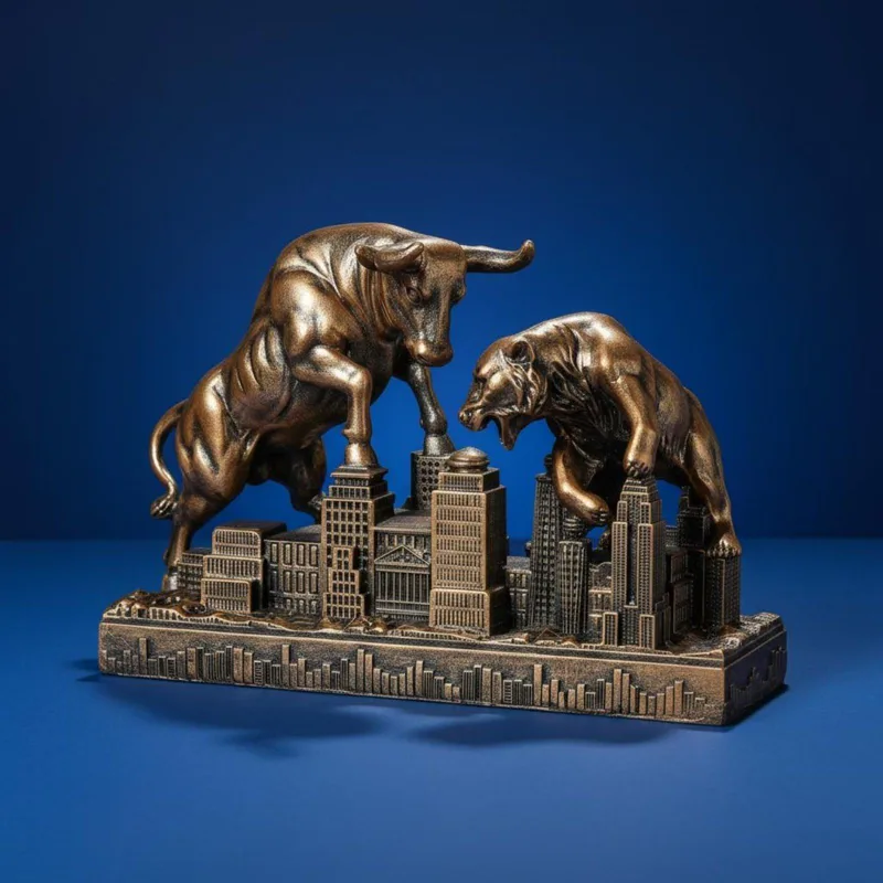 Estatua Motivacional de Toro y - Resin Art Business reseña y precio