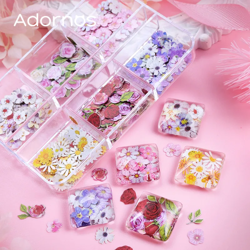 6 rejillas de flores, chips de - Resin Art And Jewelry reseña y precio