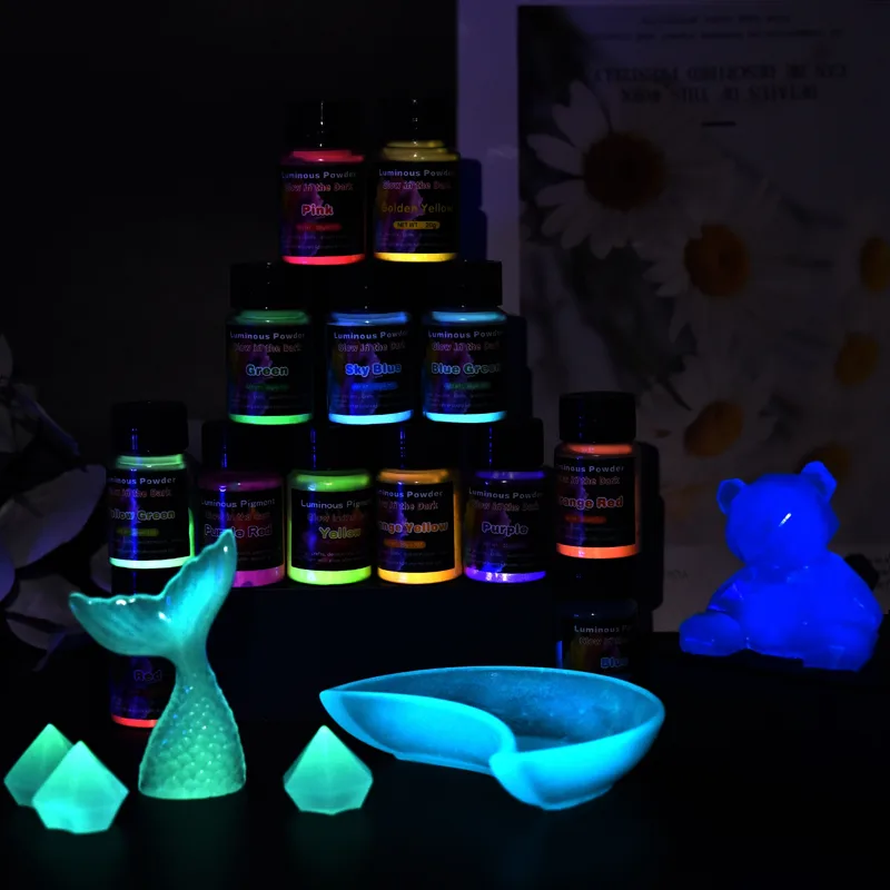 20g brillo luminoso polvo pigm - Resin Color Paste reseña y precio