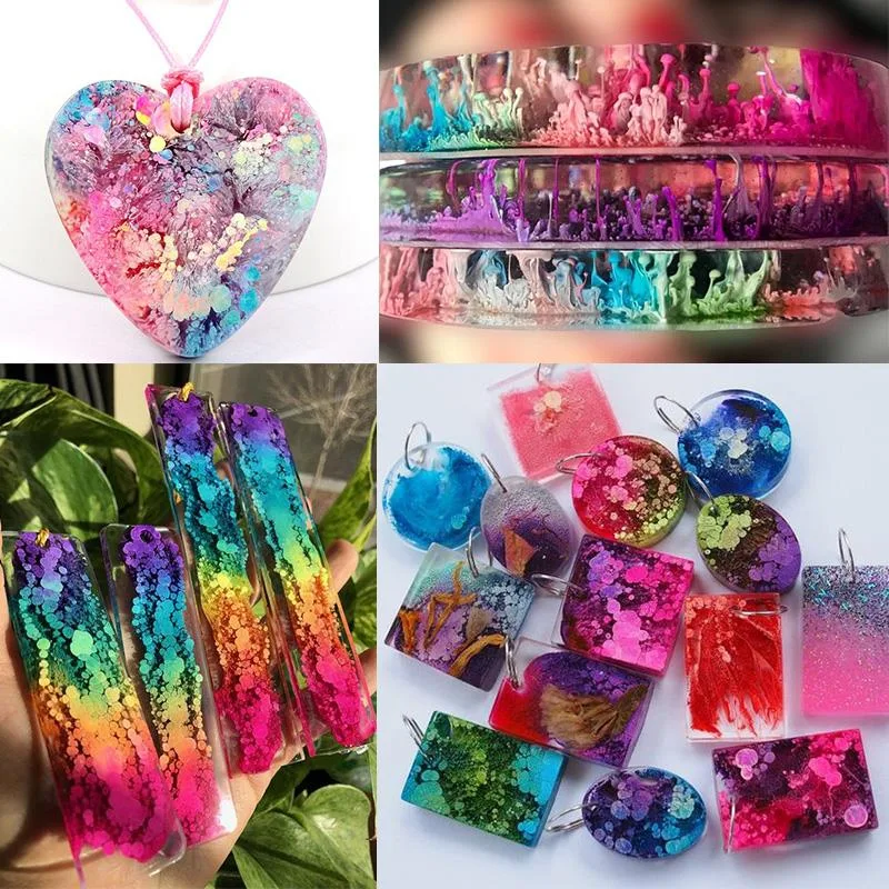 24 colores, 10ml, tinta artíst - Resin Art Alcohol Ink reseña y precio