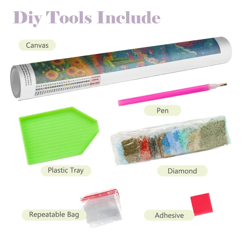 Pintura de Diamantes 5D DIY si - Resin Art Studio reseña y precio