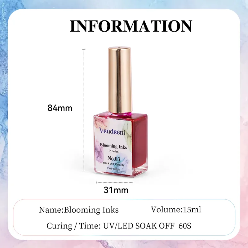 Vendeeni-salón de manicura pro - Resin Art Alcohol Ink reseña y precio