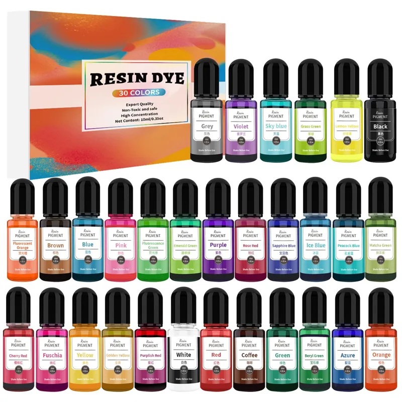 Juego de 24/30 colores, pigmen - Resin Art Alcohol Ink reseña y precio