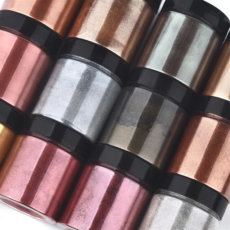 50g brillo metálico oro plata  - Resin Color Paste reseña y precio