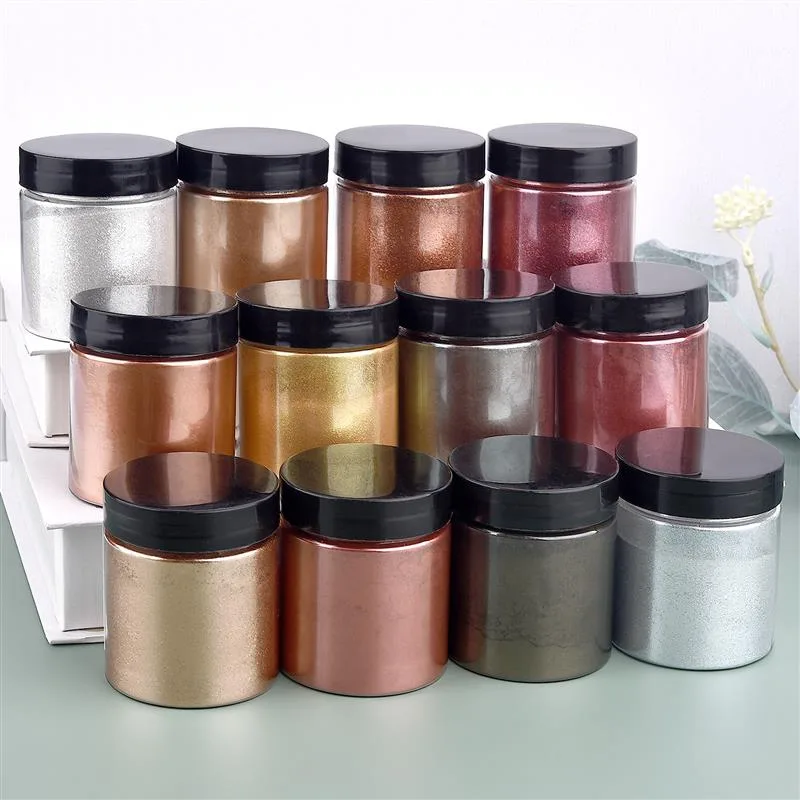 50g brillo metálico oro plata  - Resin Color Paste reseña y precio