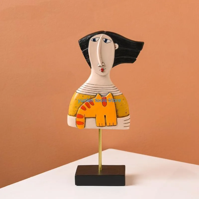 50 Face Art Statue Sculpture R - Resin Art Studio reseña y precio
