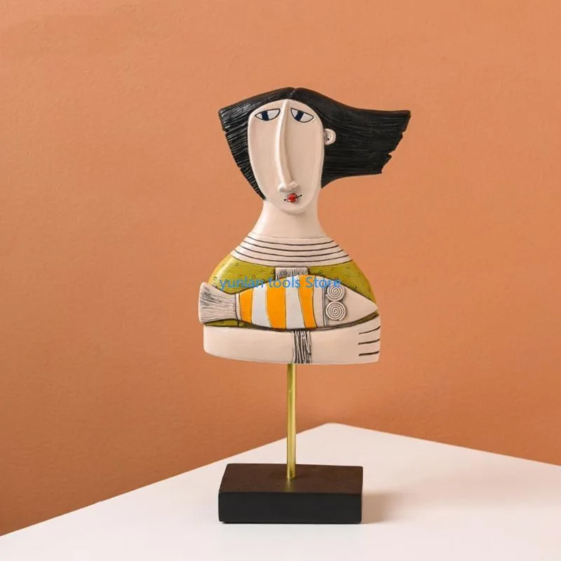 50 Face Art Statue Sculpture R - Resin Art Studio reseña y precio