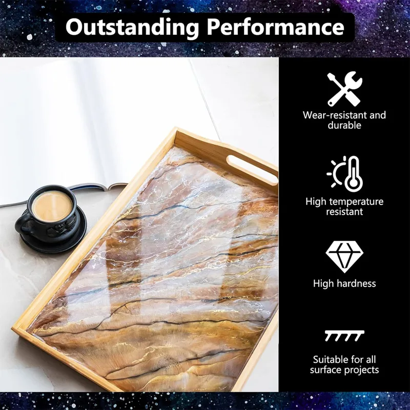 Kit de resina Epoxy transparen - Resin Art And Jewelry reseña y precio