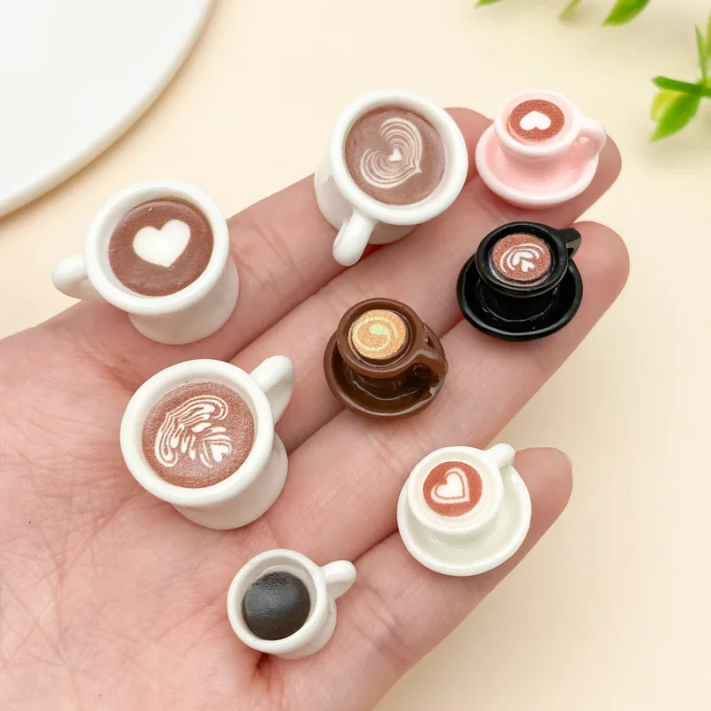 10/20 unids/lote lindo Latte A - Resin Art A Keychain reseña y precio
